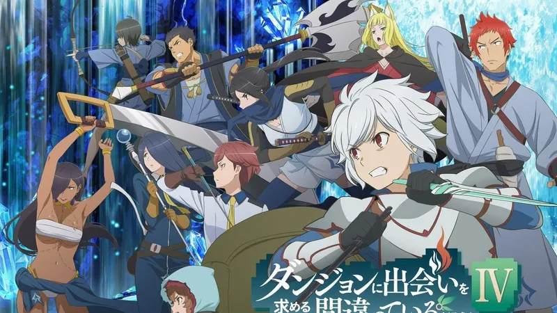 DanMachi Temporada 4: El doblaje al inglés ya está disponible en HIDIVE