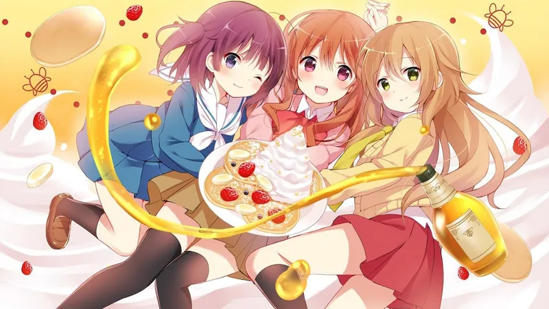 Gourmet Girl Graffiti ya está disponible en Crunchyroll y HIDIVE