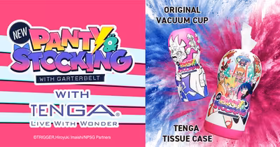Nueva colaboración de productos entre New PANTY & STOCKING with GARTERBELT y TENGA