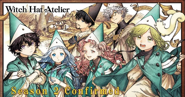 Se confirma segunda temporada del anime Witch Hat Atelier