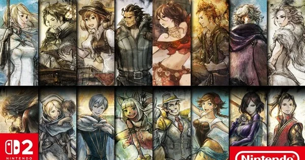 Los títulos de Octopath Traveler llegan a Switch 2 sin opción de actualización