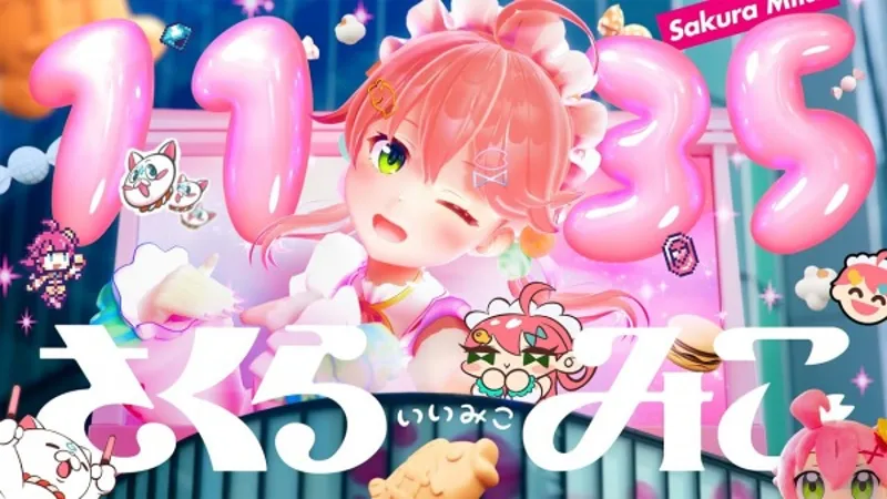 El video musical "1135" de Sakura Miko ya está disponible