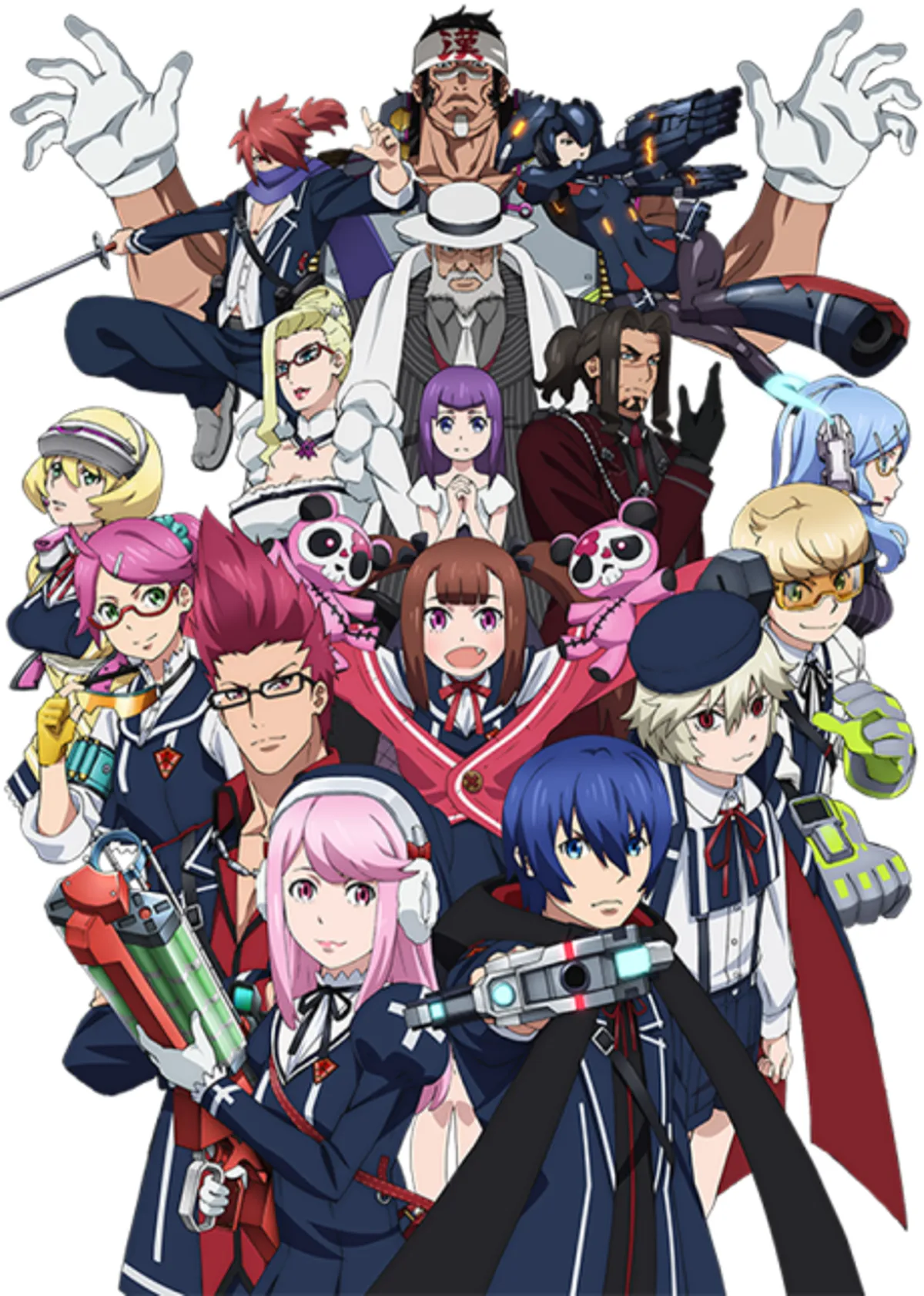 Gunslinger Stratos: The Animation ya está disponible en Hulu y Crunchyroll