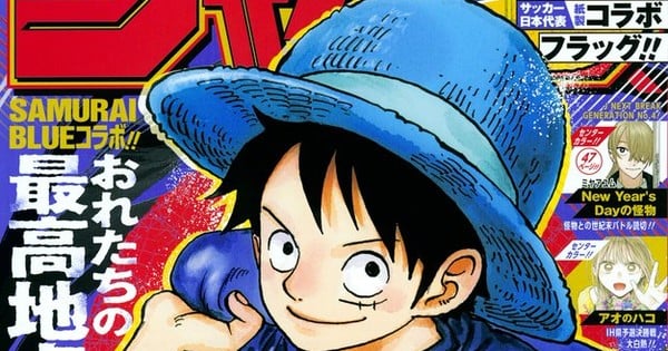Luffy de One Piece viste el uniforme de Samurai Blue para una colaboración de la Copa Mundial de la FIFA