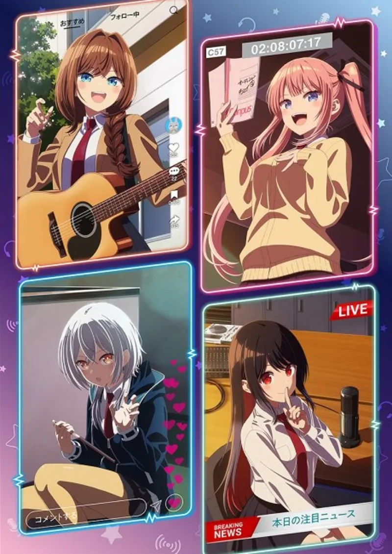 El video promocional de Tune In to the Midnight Heart revela la comedia romántica de VTubers