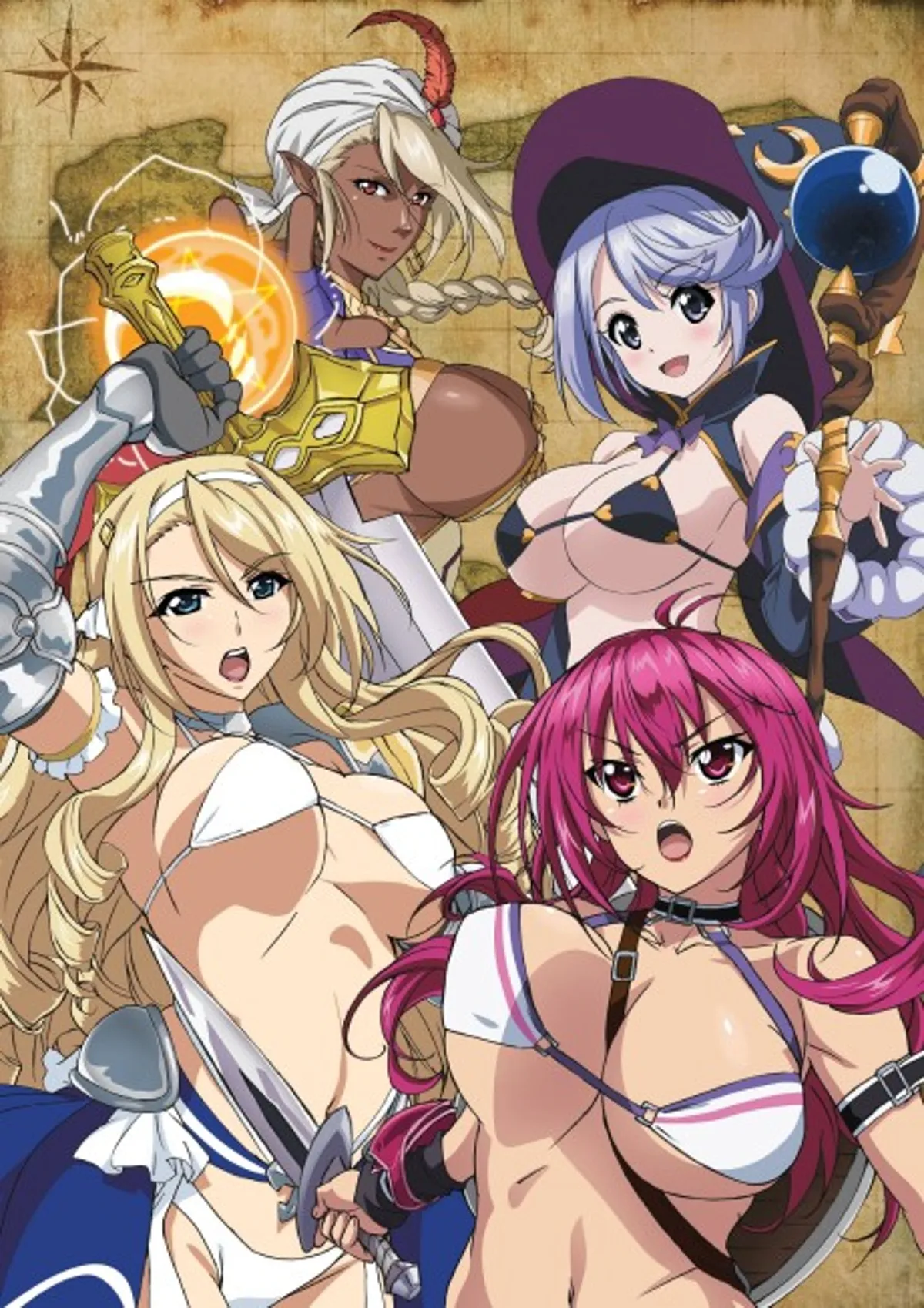 Bikini Warriors ya se transmite en Crunchyroll