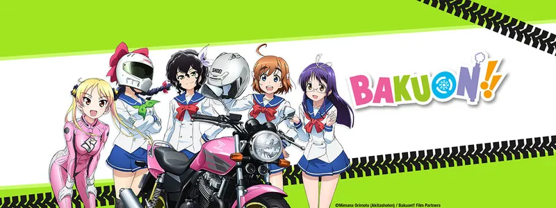 Bakuon!!, la comedia de motocicletas, ya disponible en Crunchyroll y HIDIVE