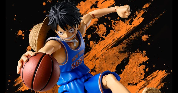 Figura de Luffy de One Piece en colores de los Knicks anunciada