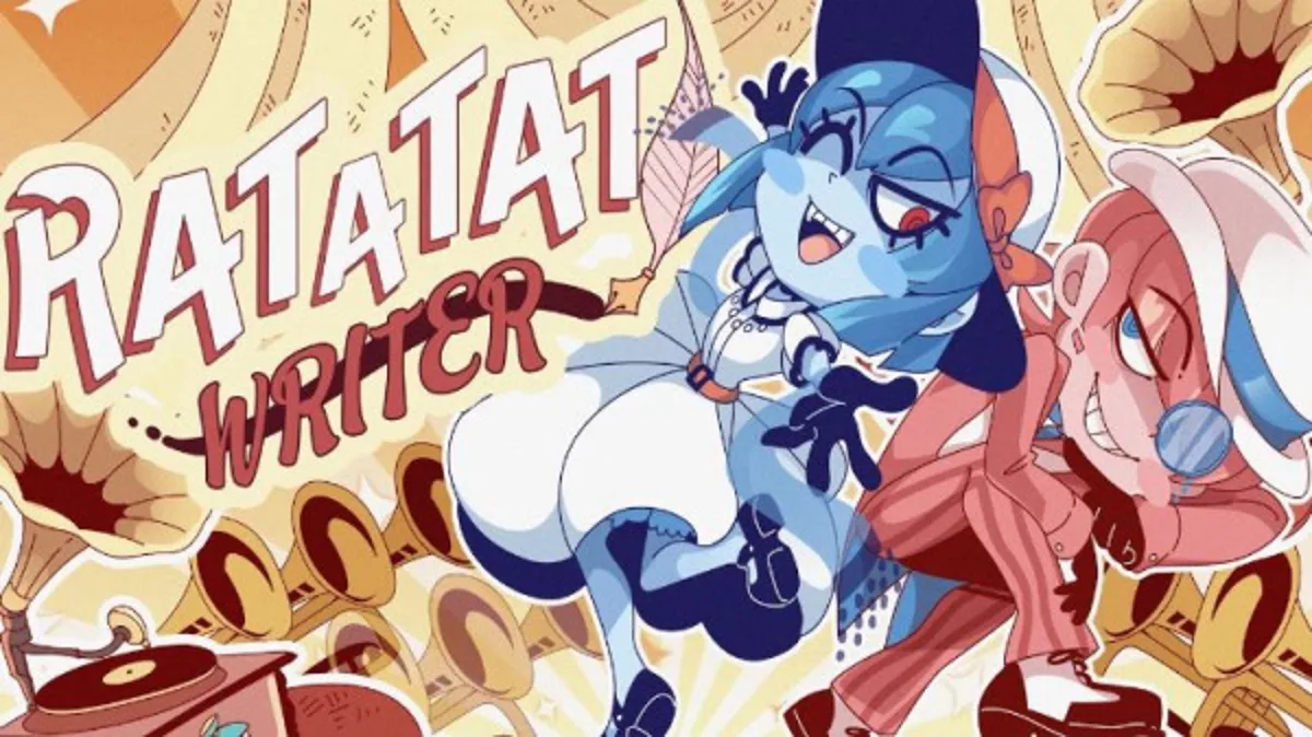El corto de anime musical 'Rat a Tat Writer' ya está disponible para ver