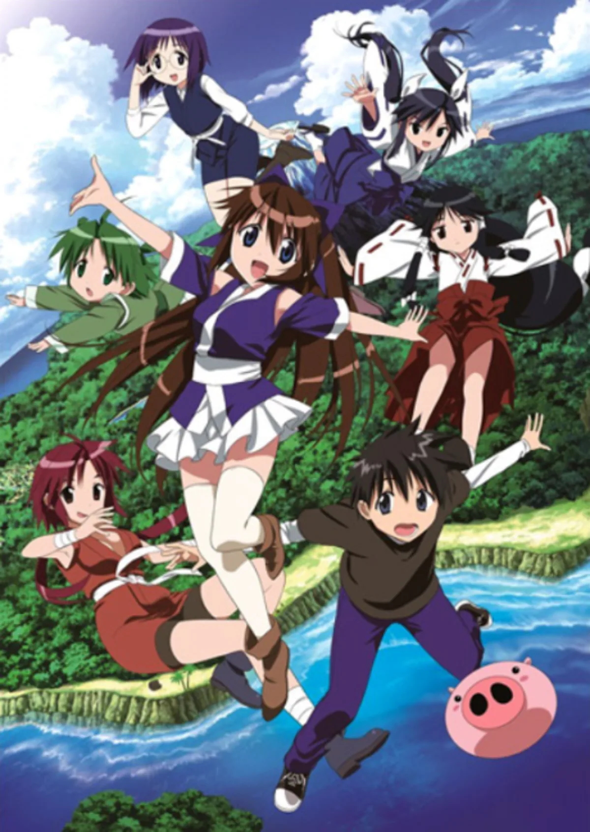 La comedia Harem Nagasarete Airantou ya está disponible en HIDIVE y Crunchyroll