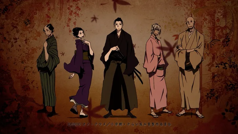 El drama samurái 'House of Five Leaves' ya está disponible en Crunchyroll y Hulu