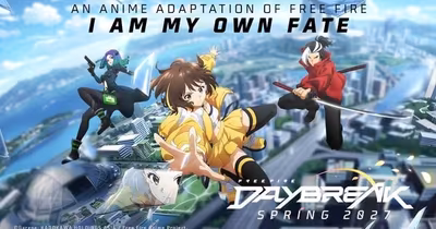El anime Free Fire Daybreak revela su historia y estreno en la primavera de 2027