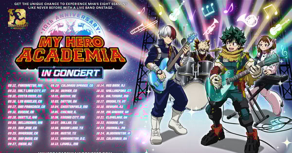 My Hero Academia in Concert anuncia fechas en Estados Unidos